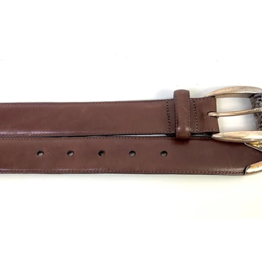 VTG Brighton BROWN GENUINE LEATHER 1.25